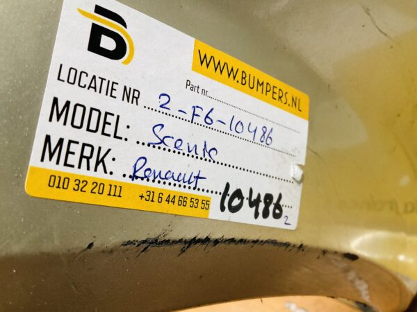 BUMPER Renault Scenic VOORBUMPER 2-F6-10486z