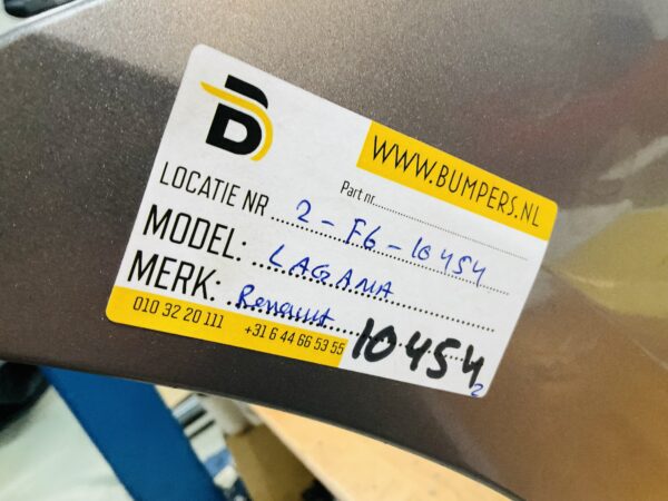 BUMPER Renault Laguna 620102560R VOORBUMPER 2-F6-10454z