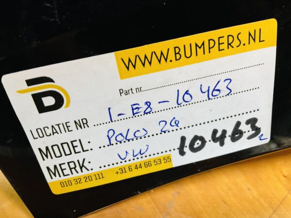Bumper Volkswagen Polo 2G 4xpdc 2G6807421 2017-2021 Achterbumper 1-E8-10463T