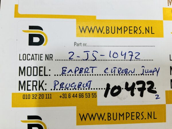 BUMPER Peugeot Expert Citroen Jumpy 9808639977 VOORBUMPER 2-J5-10472z