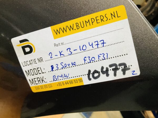 BUMPER BMW 3 Serie F30 F31 VOORBUMPER 2-K3-10477z