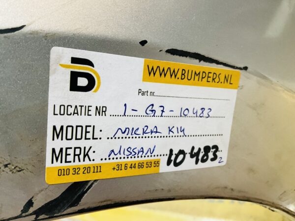 BUMPER Nissan Micra K14 VOORBUMPER 1-G7-10483z