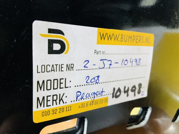 BUMPER Peugeot 208 2020-2023 GTLINE Gt-LINE VOORBUMPER 2-J7-10498z
