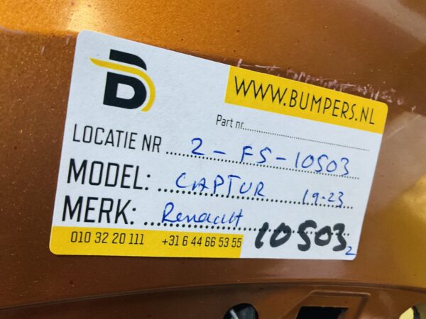 BUMPER Renault Captur 2019-2023 VOORBUMPER 2-F5-10503z
