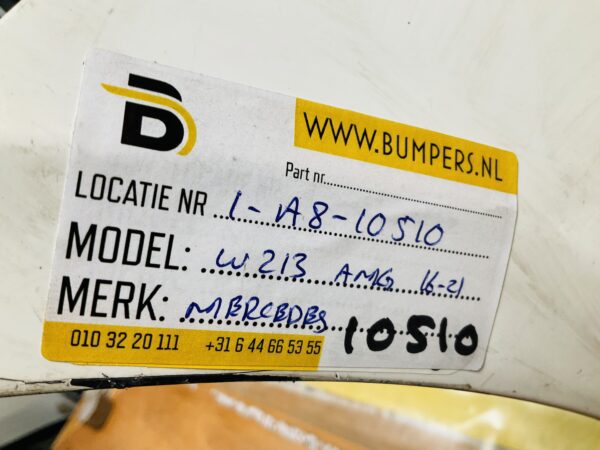 BUMPER Mercedes E Klasse W213 AMG 6xpdc 2016-2021 VOORBUMPER 1-A8-10510z