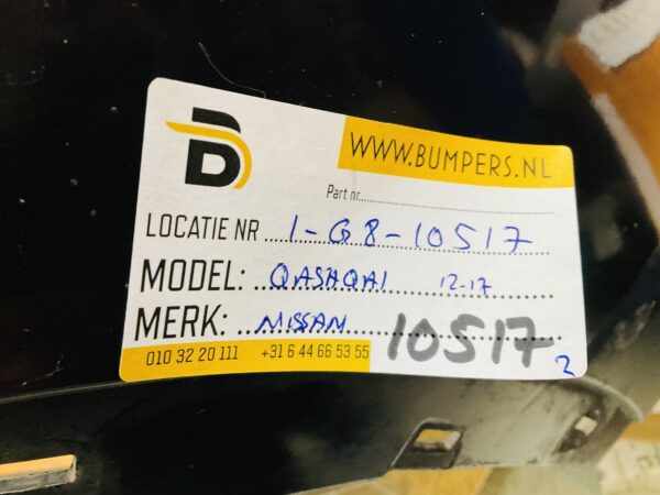 BUMPER Nissan Qashqai  J10 2010-2016 62022BR10H VOORBUMPER 1-G8-10517z