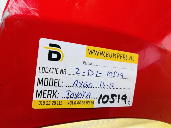 BUMPER Toyota Aygo 2014-2021 VOORBUMPER 2-D1-10519z