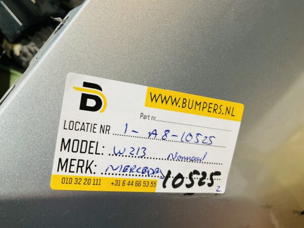 BUMPER Mercedes E Klasse W213 Normaal 2016-2021 VOORBUMPER 1-A8-10525z