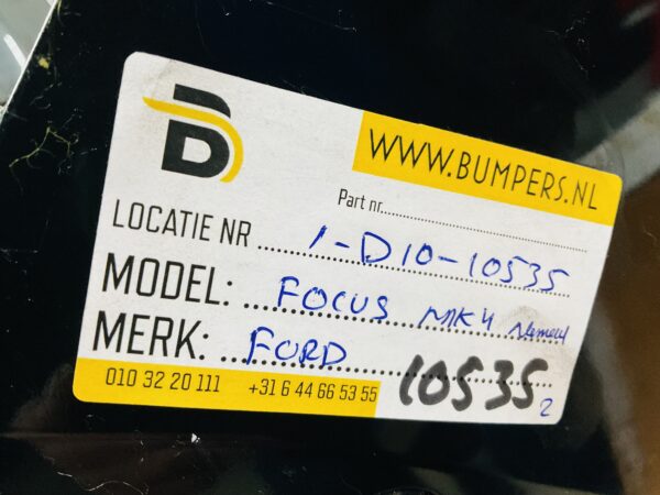 BUMPER Ford Focus MK4 Normaal  VOORBUMPER 1-D10-10535z