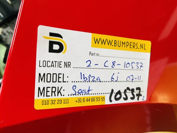 BUMPER Seat Ibiza 6J 2007-2011 VOORBUMPER 2-C8-10537z