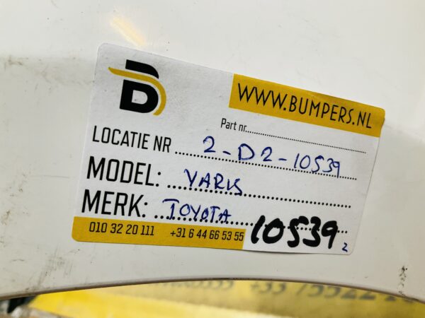 BUMPER Toyot Yaris  2021-2023 VOORBUMPER 2-D2-10539z