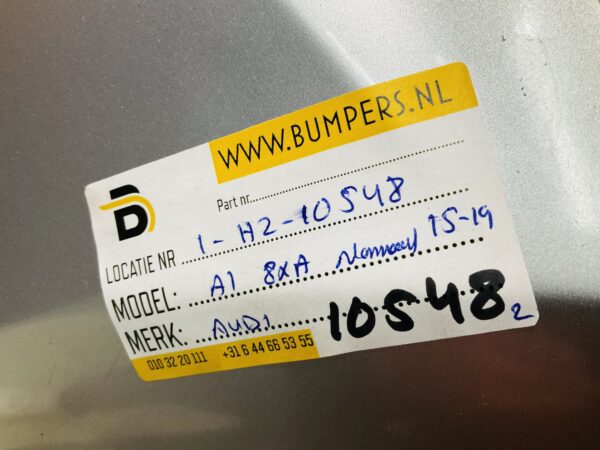 BUMPER Audi A1 8XA Facelift Normaal VOORBUMPER 1-H2-10548z