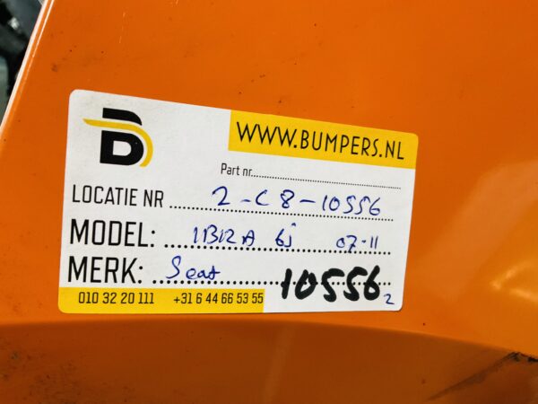 BUMPER Seat Ibiza 6J  2007-2011 VOORBUMPER 2-C8-10556z