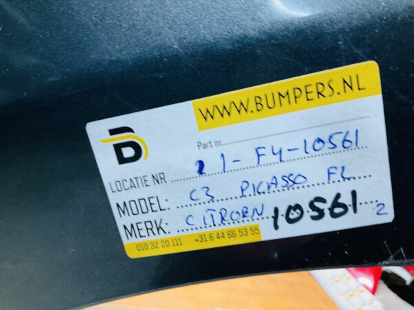 BUMPER Citroen C3 Picasso Facelift 9802195877 2013-2017 VOORBUMPER 1-F4-10561z