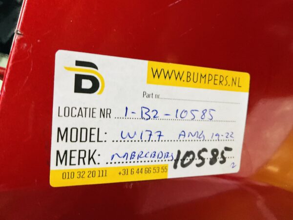 BUMPER Mercedes A Klasse W177 AMG 6xpdc 2019-2023 VOORBUMPER 1-B2-10585z