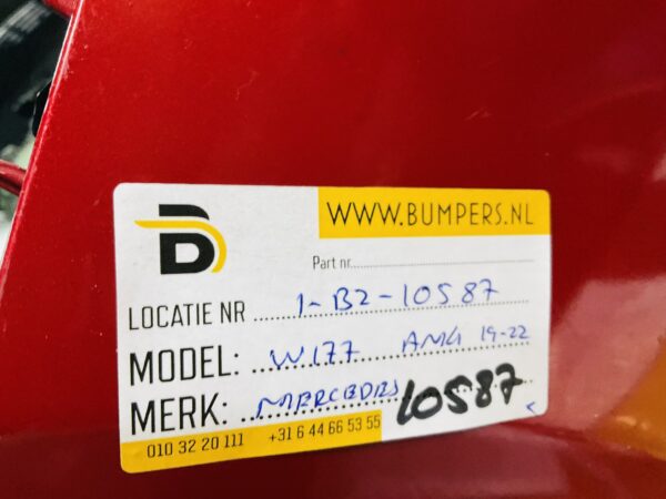 BUMPER Mercedes A Klasse W177 AMG 6xpdc 2019-2023 VOORBUMPER 1-B2-10587z