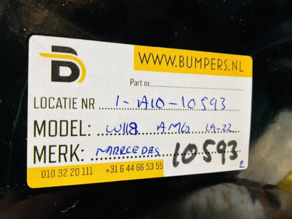 BUMPER Mercedes CLA W118 AMG 6xpdc 2019-2023 VOORBUMPER 1-A10-10593z