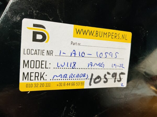 BUMPER Mercedes CLA W118 AMG 6xpdc 2019-2023 VOORBUMPER 1-A10-10595z