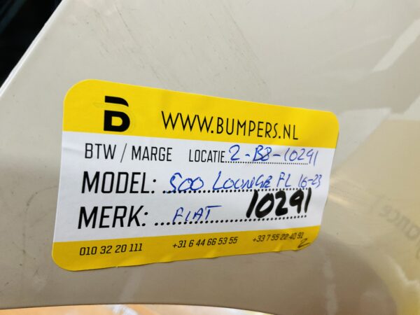 BUMPER Fiat 500 Lounge Facelift 2016-2023 VOORBUMPER 2-B8-10291z