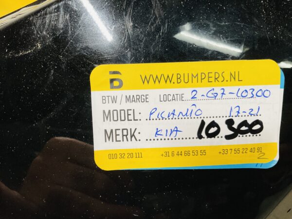 BUMPER Kia Picanto 2017-2022 8651106000 VOORBUMPER 2-G7-10300z