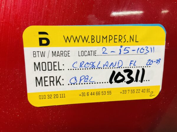 BUMPER Opel Grandland Facelift 2020-2023 2-i5-10311z