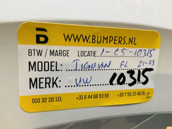 BUMPER Volkswagen Tiguan Facelift 2021-2023 5NA807221 1-C5-10315z