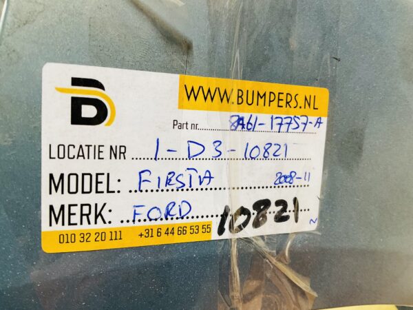 BUMPER Ford Fiesta 2008-2011 8A61-17757-A VOORBUMPER 1-D3-10821zv