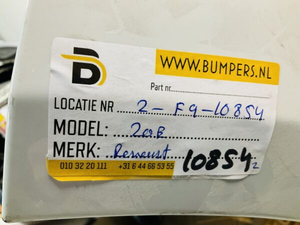 BUMPER Renault Zoe 2021-2023 VOORBUMPER 2-F9-10854z