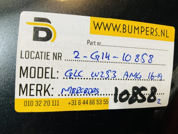 BUMPER Mercedes GLC W253 AMG 2016-2019 A VOORBUMPER 2-G14-10858z