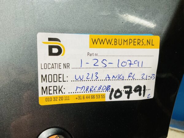 BUMPER Mercedes E Klasse W213 AMG Facelift 6xpdc 2021-2023 VOORBUMPER 1-Z5-10791z