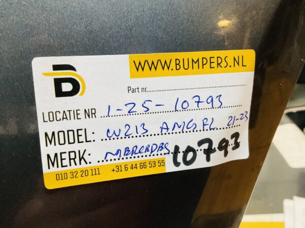 BUMPER Mercedes E Klasse W213 AMG Facelift 6xpdc 2021-2023  VOORBUMPER 1-Z5-10793z