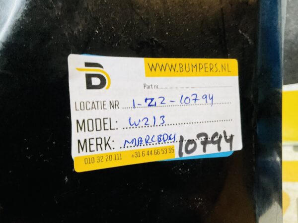 BUMPER Mercedes E Klasse W213 AMG 6xpdc 2016-2021 VOORBUMPER 1-Z2-10794z