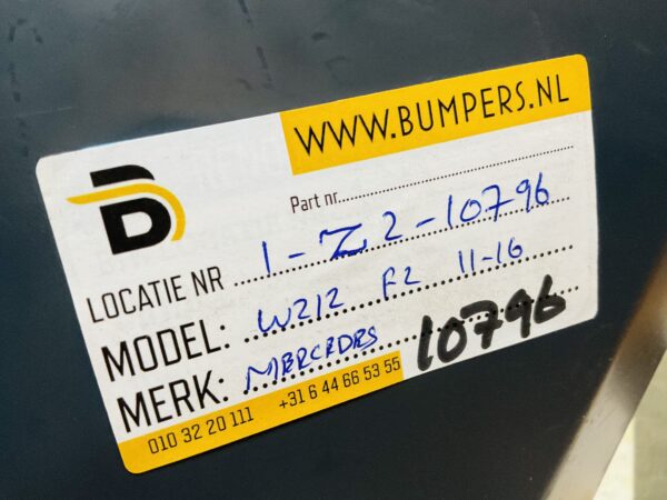 BUMPER Mercedes E Klasse W212 AMG Facelift 6xpdc 2011-2016  VOORBUMPER 1-Z2-10796z