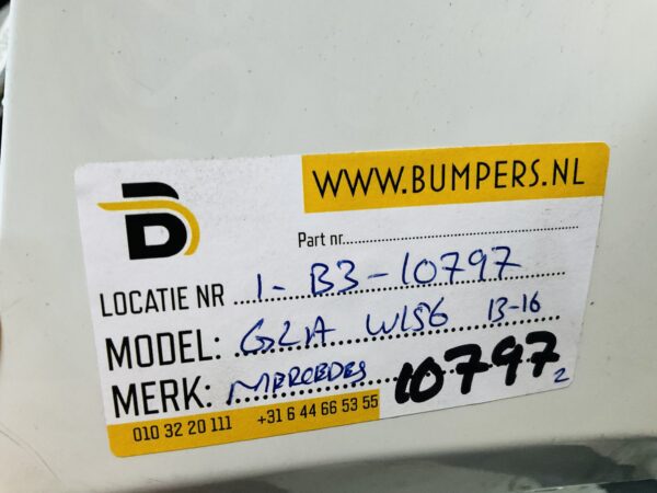 BUMPER Mercedes GLA W156 AMG 6xpdc 2013-2016  VOORBUMPER 1-B3-10797z