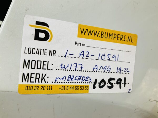 BUMPER Mercedes A Klasse W177 AMG 6xpdc 2019-2022 VOORBUMPER 1-A2-10591z