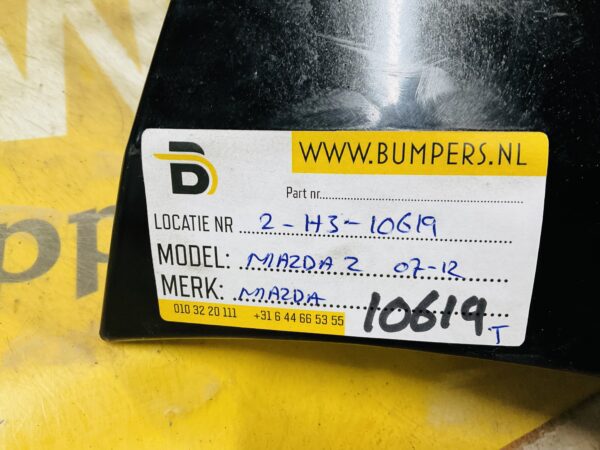 Bumper Mazda 2 2007-2012 D6551-50221 Achterbumper 2-H3-10619T