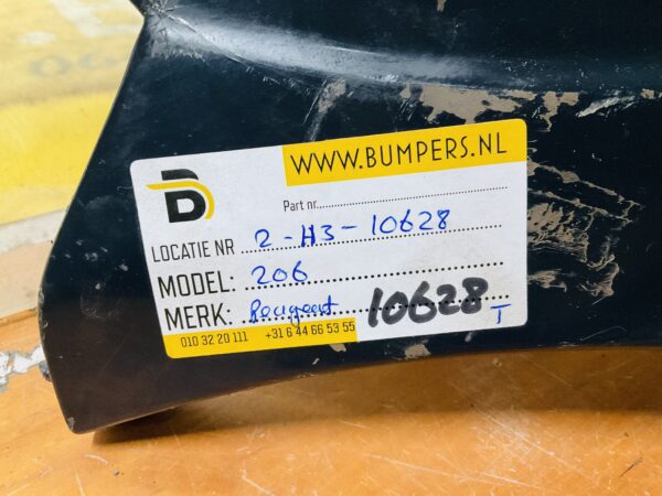 Bumper Peugeot 206 9686464377 Achterbumper 2-H3-10628T