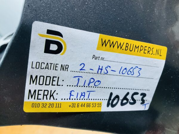 Bumper Fiat Tipo 2 2016-2019 735626585 Achterbumper 2-H5-10653T