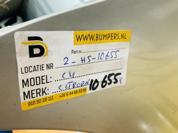 Bumper Citroen C4 4xpdc 9654487077 Achterbumper 2-H5-10655T