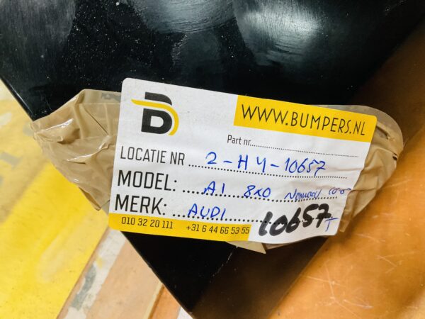 Bumper Audi A1 8X0 Normaal 2010-2015 4xpdc 8X0807511 Achterbumper 2-H4-10657T
