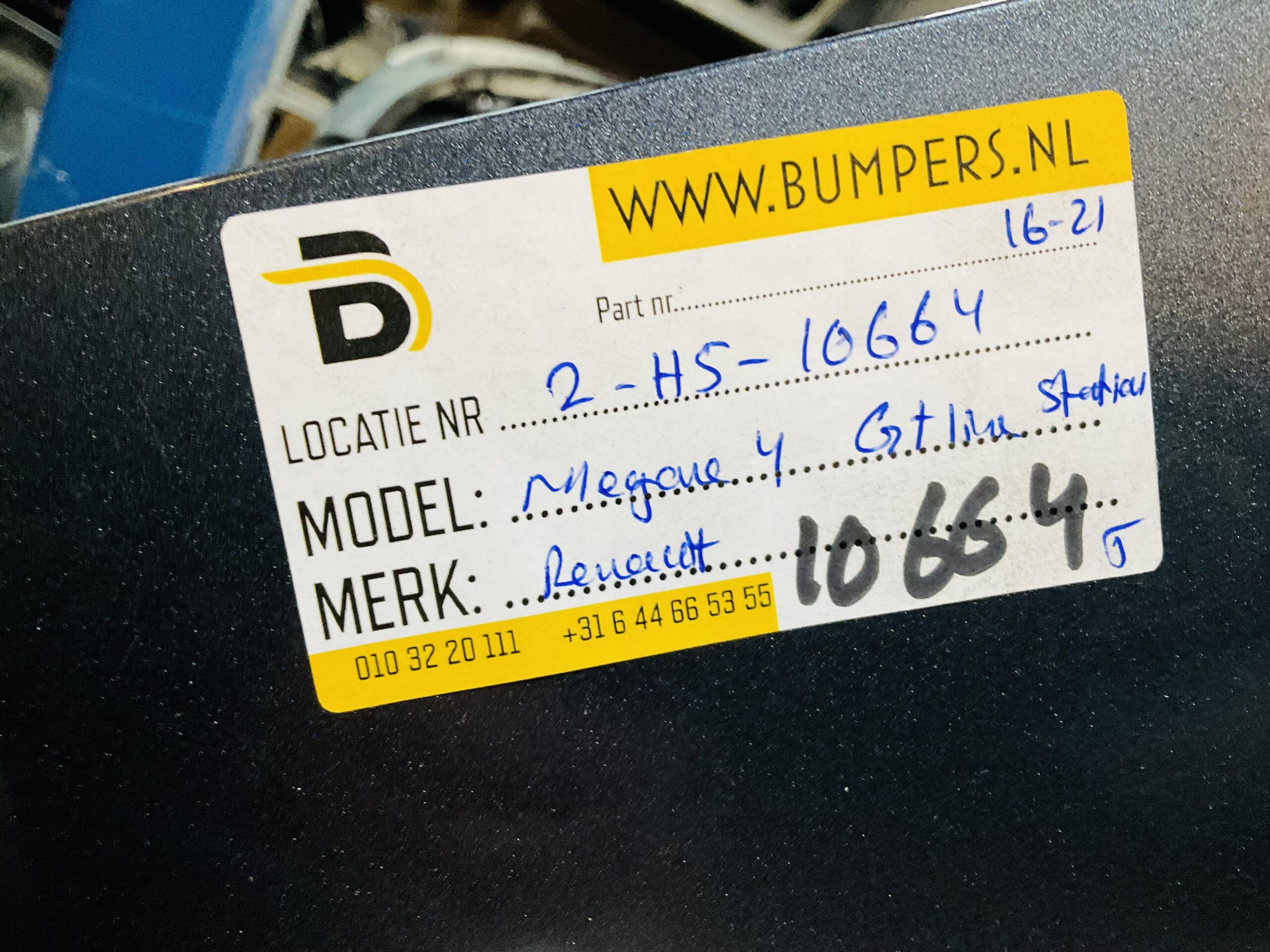 Bumper Renault Megane 4 GTline GT-Line Station 2016-2021 Achterbumper 2-H5-10664T