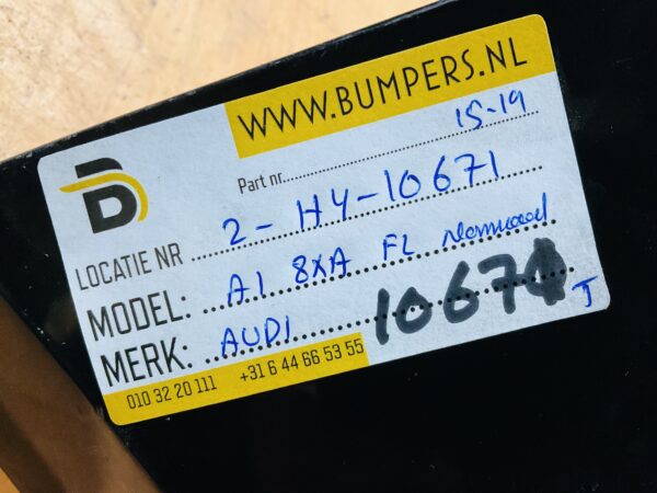 Bumper Audi A1 8XA Facelift Normaal 4xpdc 2015-2019  Achterbumper 2-H4-10671T