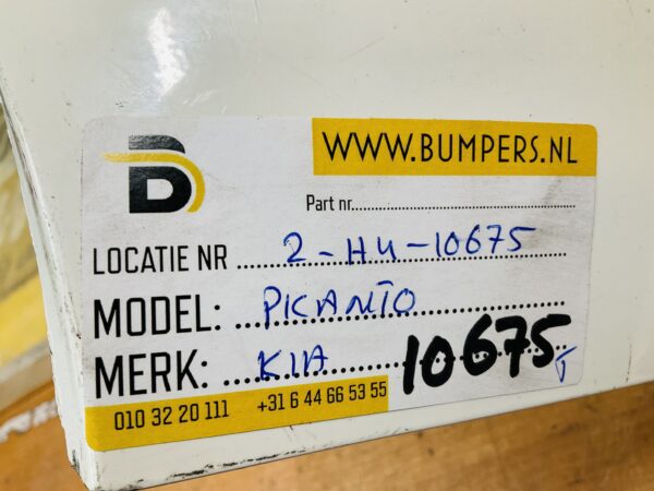Bumper Kia Picanto 2017-2022 Achterbumper 2-H4-10675T