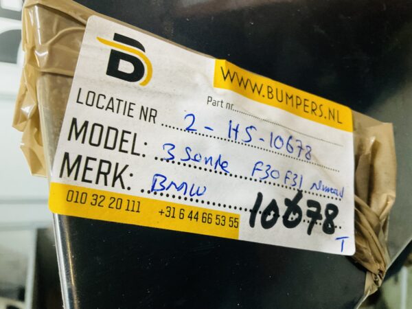 Bumper BMW 3 Serie F30 F31 Normaal 4xpdc 15857711 Achterbumper 2-H5-10678T