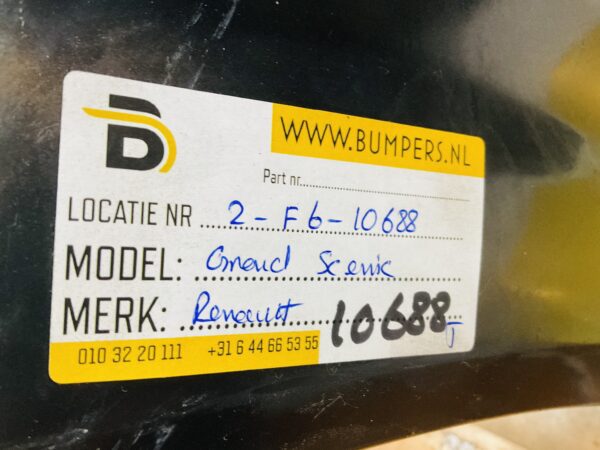 Bumper Renault Grand Scenic Voorbumper 2-F6-10688z