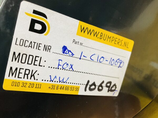 Bumper Volkswagen Fox Voorbumper 1-C10-10690z