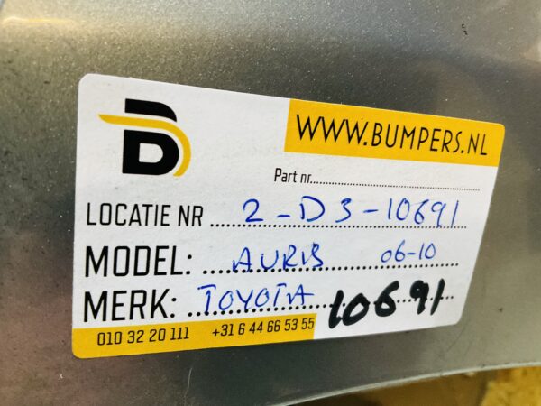 Bumper Toyota Auris 2006-2010 52159-02690 Voorbumper 2-D3-10691z