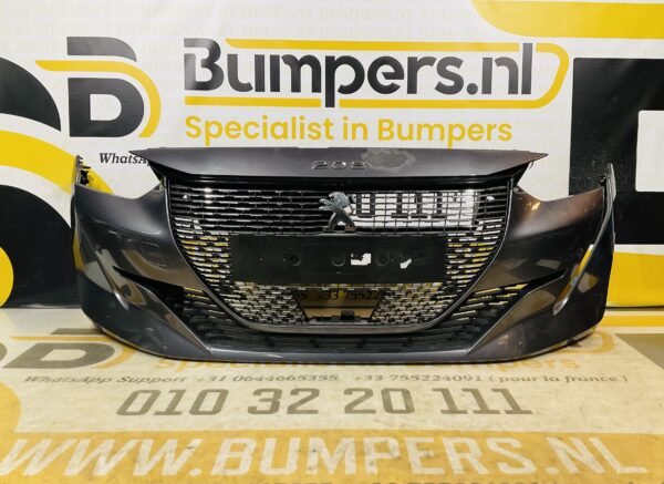 BUMPER Peugeot 208 GTline GT-Line 6xpdc 2019-2022  VOORBUMPER 2-H9-10702z