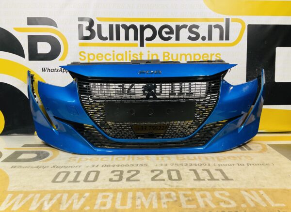 BUMPER Peugeot 208 GTline GT-Line 6xpdc 2019-2022  VOORBUMPER 2-H9-10706z