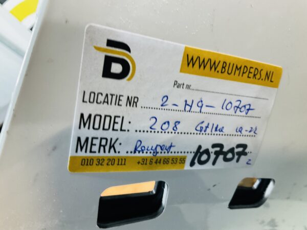 BUMPER Peugeot 208 GTline GT-Line 2019-2023  VOORBUMPER 2-H9-10707z
